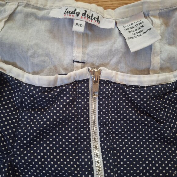 Vintage polka dot midi skirt - Picture 3 of 4